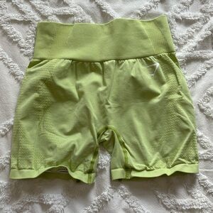 Lime Vital Seamless Gymshark shorts